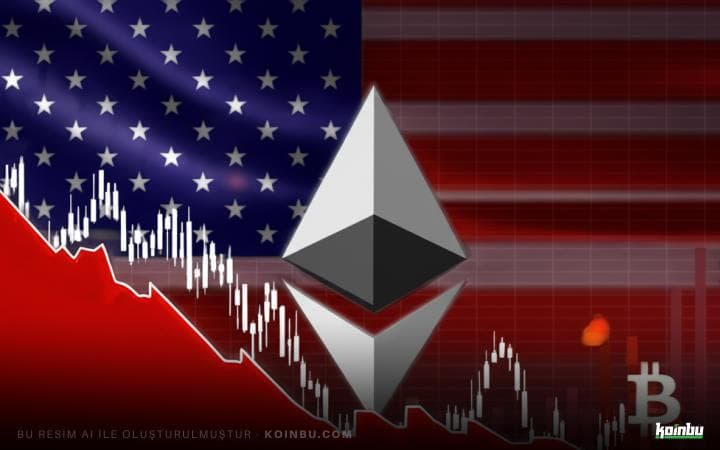 Spot Ethereum ETF'leri ABD'deki resesyon riskleri ve fiyat düşüşüyle birlikte düşüşte